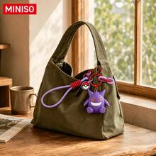MINISO Pokémon 皮卡丘 & 耿鬼 包包吊飾鑰匙圈，附寶可球吊飾與腕帶，適用於手提包、背包、鑰匙，生日與聖誕禮物 - 款式 2 - 查看 3