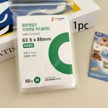 1/3pcs Transparent Small Card Sleeves, 56x87/63.5x88cm, PP Material, Minimalist Portable, Suitable For Celebrity Album Cards, Photo Collection, ID Card Storage, Bank Card, School Card Holder, Document Sleeve, Christmas Collection Gift - Multi-color - View 14