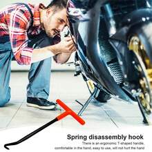 2pcs Exhaust Spring Holder Puller Spring Hold Extractor Tool For Motorcycle Puller - T-shaped Brake Drum Spring Hook - View 5