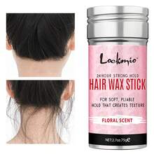 LOCKMIO Long-Lasting Hair Wax Stick For Smooth Frizz-Free Hair, Solid Wax For Flyaways, Long-Lasting Smooth Hair Wax Cream, Milk Leave-In Hair Spray For Wigs, Deep Hydration And Moisturizing, Revitalizing Dry Damaged Hair Leave-In Conditioner And Styling Hair Comb - L-75g-hair-wax-stick - View 1