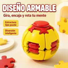 Novelty Spinning Tops - Yellow - View 4