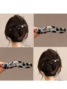 5pcs/1pc Leopard-Print Duckbill Hair Clips – Suitable For Home Hairstyling, Business Trips, Commuting, Vacations, As Well As Use In Hair Salons, Beauty Parlors, Or Medical Aesthetic Clinics. - Multicolor - View 11