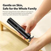 Electric Foot Callus Remover, 2-In-1 Foot Polisher And Nail Polisher, With 10pcs Sandpaper Discs, 6pcs Nail Polishing Rings, Multi-Functional Professional Foot Callus Remover, Hand Care Tool, Removes Dead Skin, Suitable For Home Foot And Hand Care, Unisex - View 3