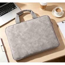 Premium Faux Leather Laptop Sleeve - Durable, Full-Open Design, Fits 13-14 Inch Devices - Ideal For Daily Office Use, Stylish And Fashionable, Essential For Back To School Laptop Bag School Supplies - 13-14Inches - View 33