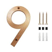 0-9 Number House Plates, Suitable For Outdoor Use. Size 8 Inches, Includes Numbers 0-9 And Letters. Can Be Installed On Doors, Used As Door Plates To Display Address And Other Information. - New Arrival - View 22