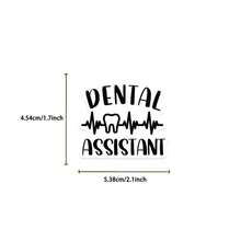 50PCS Cartoon Dentist Graffiti Stickers Funny Cute Tooth Reward Party Aesthetic Stickers Vinyl Waterproof Stickers For Water Bottle,Computer,Laptop,Phone,Luggage,Notebook,Fridge - Multicolor - View 5