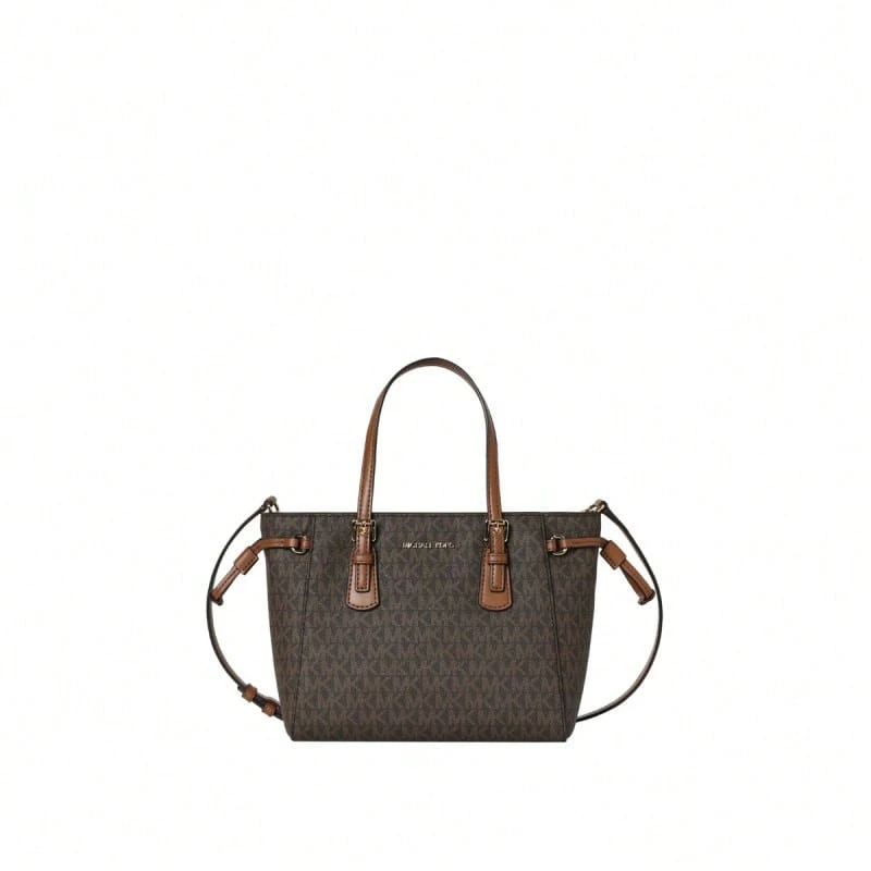 Michael Kors 印花女式單肩手提包 35R6GV6T0B 棕色 - 棕色35R6GV6T0B BROWN - 查看 1