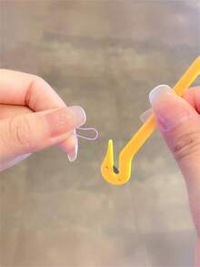 Elastic Hair Tie Remover, Hair Accessory Tool, Ideal Gift For Children - Purple - View 6