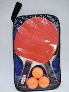 All-In-One Portable Table Tennis Set: Quick Setup, Paddles, Balls And Expandable Net, Convenient For Indoor/Outdoor Entertainment, Beginner Dual Paddles Adult Outdoor Sports Equipment, Used For Table Tennis Trainer And Paddle Sports, Table Tennis Ball Color Random - Multicolor - View 10