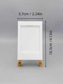 White Mini Instant Photo Frame, Easel-Style Photo Display Stand, Reusable Desktop Photo Holder, Versatile Desktop Decor For Multiple Occasions, Ideal Gift For Friends, Family And Classmates, Perfect For Birthdays, Anniversaries And Holidays - A - View 10