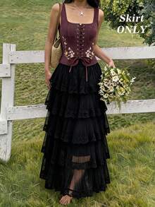 Women Skirts - Black - View 4