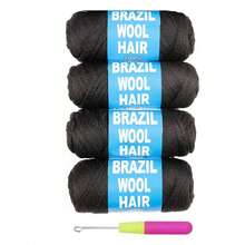 2/4/5/8pcs Hair Synthetic Crochet Hair Extensions For Women For Braiding Senegalese Twist Fake Hair, Halloween - Black - View 11