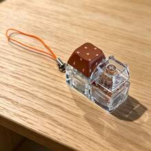 1 móc khóa phụ kiện mặt dây chuyền keycap bàn phím, charm keycap DIY sáng tạo, phù hợp trang trí cho ba lô, túi xách, móc chìa khóa cầm tay - Nhiều màu - Xem 8