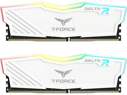 Team Group Team T-Force Delta RGB 16GB (2 X 8GB) 288-Pin PC RAM DDR4 3200 (PC4 25600) Desktop Memory Model TF4D416G3200HC16FDC01