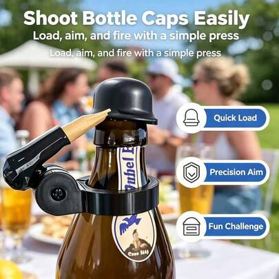1pc Creative Saluting Wine Bottle Hat Ornament, Waving Gesture Funny Decoration, Party Gathering Fun Beer Bottle Decor Prop, Waving Gesture Wine Bottle Hat, Party Funny Beer Bottle Decoration Creative Prank Accessory