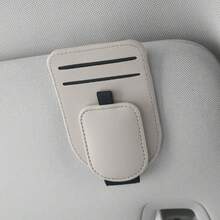 1 buah Tas Penyimpanan Mobil, Tempat Kacamata Multifungsi dan Modis, Desain Ringkas dan Hemat Ruang, Aksesori Otomotif, Pilihan Berbagai Warna, Kapasitas Besar, Klip Kacamata dengan Dua Slot Kartu, Tempat Penyimpanan Kartu, Praktis, Mudah Diakses, Penutup Otomatis dengan Perekat Magnetik, Dekorasi Interior Mobil - Terpasang di mobil - View 13