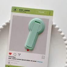 Dudukan Ponsel Perekat Minimalis Lucu Berwarna-warni, Dudukan Cincin Putar Ultra Tipis, Dudukan Ponsel Portabel Anti-Selip untuk Perjalanan dan Bandara, Cocok untuk iPhone dan Ponsel Android (Ponsel Tidak Termasuk) - MultiWarna - View 13