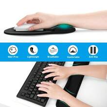 Mouse Pad Set Keyboard Wrist Rest Wrist Mat Ergonomic Keyboard Wrist Rest - View 2