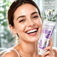 Pasta Gigi YUITIKUE Instant Brightening Toothpaint, Menyegarkan Bau Mulut, Menghilangkan Noda Kopi, Teh, dan Rokok, Formula Lembut Membersihkan Gigi Secara Mendalam, Kesegaran Mint Tahan Lama, Perawatan Mulut di Rumah 100g - Anggur - View 2
