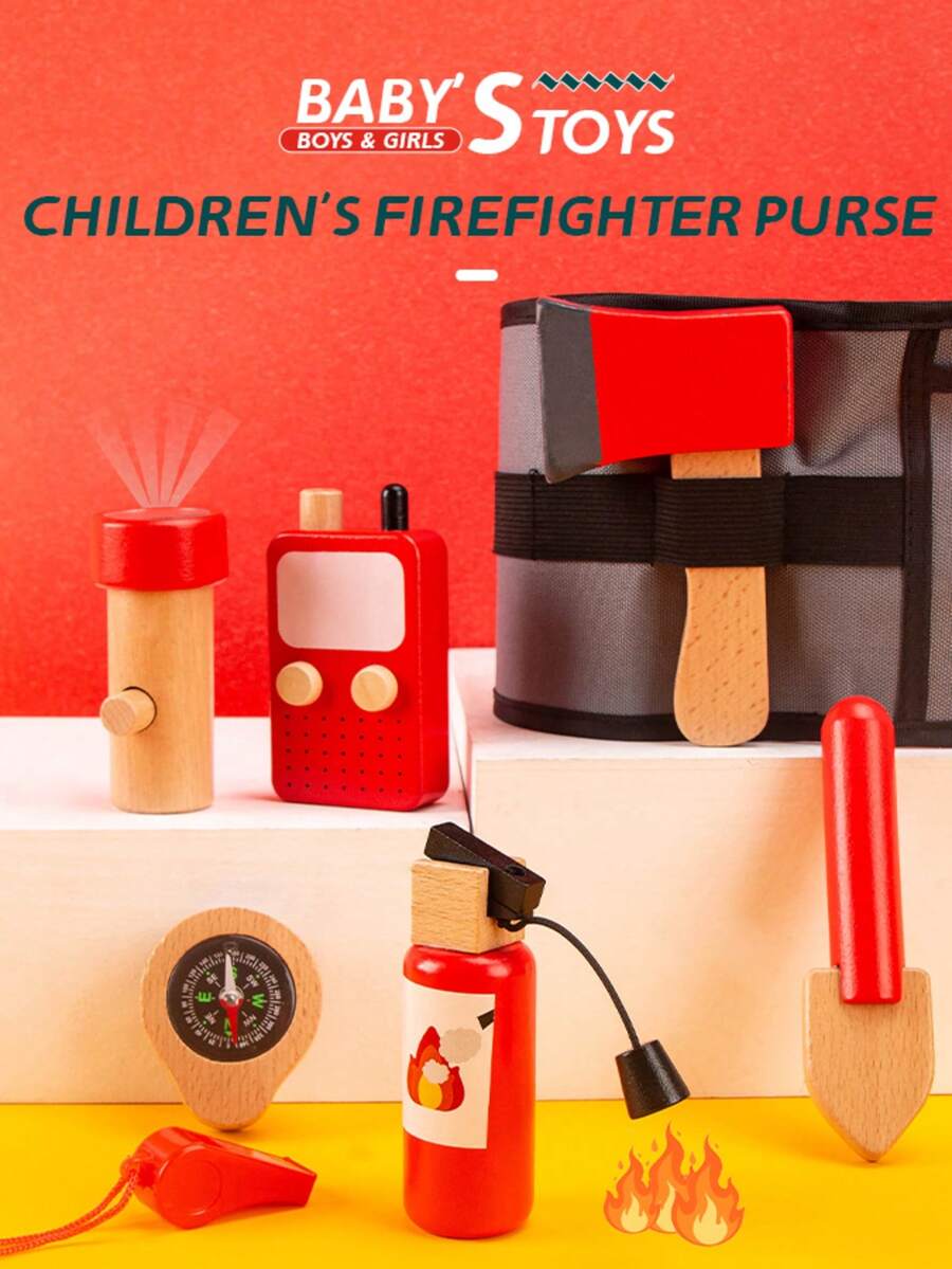 Tlewj Children's Firefighter Waist Bag Suitable For Holiday Gifts - Kids' Firefighter Waist Bag - View 1