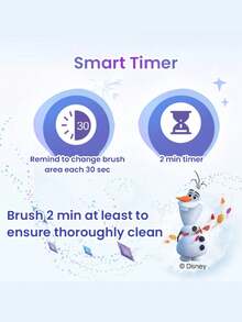 Cepillo de dientes eléctrico Oral B D103K para niños, IPX7 resistente al agua, modo dual, recargable, con temporizador inteligente y función interactiva de aplicación - Multicolor - Ver 7