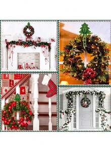 1pc Christmas Wreath Silicone Hook, Suitable For Christmas Party, Daily Home Use, New Year Party, Winter Theme Event And Venue Decoration - One Size Fits All - View 6