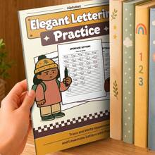 English Alphabet & Sight Word Learning Notebooks, Uppercase Lowercase Letter Tracing, Handwriting Practice, High-Frequency Word Search And Color, Early Reading Vocabulary Writing Activities, Homeschool Classroom Back To School Supplies - Learning Focus - View 7