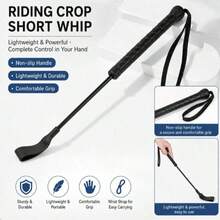 1pc Outdoor Horse Riding Whip, Suitable For Beginner Horse Training - Multicolor - View 2