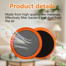 Compatible For FC8009, FC8081, FC6723, FC6724, FC6725, FC6726, FC6727, FC6728, FC6729 Filter Spare Part Accessory - Orange Filter - View 2