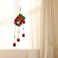 Home Decor Hanging Wall Wind Chime Christmas Theme Decorative Hanging Ornament - A - View 1