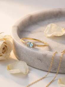 European And American Fashion Elegant Shiny Ring, Suitable For Wedding, Engagement And Party Wear - Multicolor - View 6