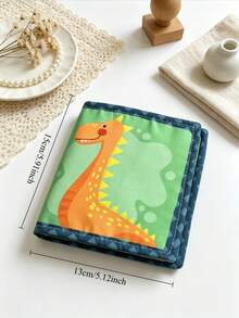 1pc Cartoon Cloth Book, Suitable For Boys And Girls, Built-In BB Sound Device, Tear-Resistant, Perfect As Early Education Gift For Newborns - Multicolor - View 3