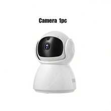 1pc/2pcs Indoor WiFi Security Camera 1080P, PTZ 355° Rotation 90° Tilt Smart Home Monitoring Camera With Two-Way Audio, Motion Detection, Sound Alarm, Baby & Pet Monitoring Camera, TF Card Cloud Storage 2.4G WiFi IP Camera - White - View 12