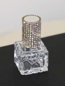 1pc 10ml Exquisite Refillable Aluminum Spray Tip Glass Bottle Diamond Pattern Small Perfume Atomizer Bottle For Travel Cologne Perfume Pump Box Bottle Portable, Room, Bedroom, Daily Applicable Bottle,Jar,Perfume, Glass Containers, Perfume Sprayers - View 13