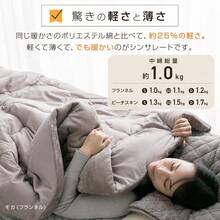 掛け布団 シングル シンサレート セミダブル ダブル 選べる2タイプ 軽い 薄い 布団 掛布団 羽毛布団 が苦手のかたにおすすめ 保温 掛けふとん かけ布団 抗菌防臭 消臭 防ダニ 布団 寝具 秋 冬 冬用 - フランネル・ダークグレー - チェックする 7