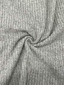 Women's Long Sleeve Henley Tops Ribbed Cropped Button Up T-Shirts Slim Fit Casual Basic Tops Fall Streetwear Going Out Everyday Wear - Grey - View 7
