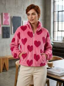 Women Coats - Pink - View 3