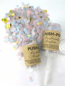 Multi-Color Paper Confetti Poppers, White Confetti, Party Atmosphere Maker, Suitable For Birthday/Wedding/Valentine's Day/Bachelor Party Celebrations Confetti Cannon, Streamer Poppers - Confetti Cannon - View 13