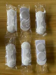 1pc Multi-Function Anti-Pinch Safety Lock, Refrigerator Drawer Anti-Opening Protection Lock, Lock Protector, Window Cabinet Wardrobe Safety Lock, Door Lock, Used For Unlocking Refrigerator Drawer Anti-Pinch, Safety Lock - Easy To Install, No Drilling Required For Cabinets And Door Clips, Anti-Pinch Handle, Durable Plastic, Suitable For Refrigerator, Drawer, Kitchen And Bathroom, Bathroom Safety Lock. - Multicolor - View 13