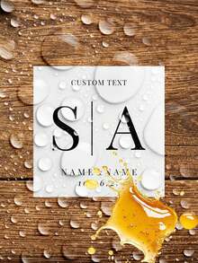 1/12/24pcs Customized Scented Candle Stickers, Personalized Photo Logo Stickers, Suitable For Scented DIY, Handmade Candle Making, Home Fragrance Decoration, Perfect For Gifting To Best Friends, Lovers, Handmade Enthusiasts, Gift Customers, Home Decor Enthusiasts, Suitable For Weddings, Birthdays, Parties, Various Holidays - Multicolor 1 - View 5
