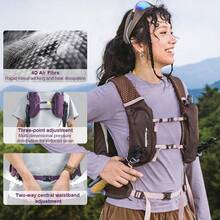 Naturehike Nanpara Pro 12L Hiking Backpack With Multi-Function Water Bladder, Suitable For Cycling And Travel - Multicolor - View 3