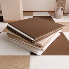 10pcs 30x30cm Self Adhesive Carpet Floor Sticker Square Rugs Peel And Stick Mat Flooring For Dining Room Bedroom Home Decor - Plush Version - View 8
