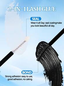 Kit Ekstensi Bulu Mata DIY, Termasuk Lem Bulu Mata, Cairan Penyegel, Penghapus, Pinset, Alat Rias, Bulu Mata Satuan, Bundel Bulu Mata, Alat Bulu Mata, dan Lem Bulu Mata - Royal Blue - View 4