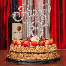 Silver Rhinestone Happy 18th Birthday Cake Topper, Sparkling Number 18 Cake Decoration For Birthday Party, Coming Of Age & Celebration - Style a - View 5