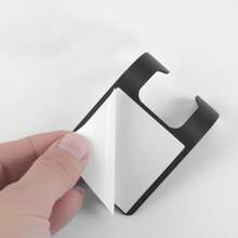1 pieza Soporte de hierro para maquinilla de afeitar, gancho de baño sin taladro, estante de almacenamiento multifuncional, organizador de encimera resistente a la oxidación y duradero - Ver 12