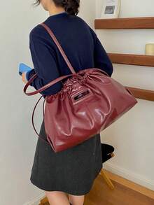 Women's Handbag Tote Bag Commuter High-End Pleated Crossbody Bag Winter New Fashion Luxury Lightweight - Multicolor - View 1