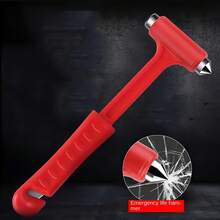 Car Multi-Function Safety Hammer, All-Steel Emergency Escape Hammer, Metal Window Breaker Safety Hammer - A - View 4