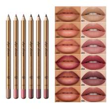 YOUNG VISION Velvet Matte Lip Liner, Smooth Application, Vibrant Color, Define Lip Shape, Create Fuller European-Style Lips, Multiple Colors Available, Convenient For Work, Commute, Travel - Multicolor - View 4