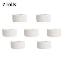 7 Rolls Of Self-Adhesive Bandage, Breathable Athletic Tape, Self-Adhesive Athletic Bandage (White) - White - View 9