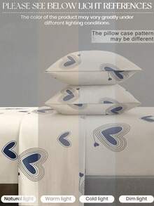 4-Piece Black Heart Butterfly Floral Pattern Bed Sheet Set, Includes 1 Fitted Sheet, 1 Flat Sheet And 2 Pillowcases (Pillow Inserts Not Included). Suitable For King, Queen, Full And Twin Size Beds, Fitted Sheet With Deep Pocket Design, Pillowcases Up To 11.8 Inches. Soft And Breathable, Wrinkle-Resistant - Khaki - View 7